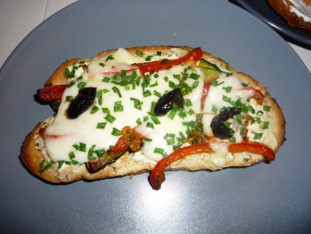 Tartine aux légumes du soleil